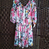 Robert Louis,Pink+,2X,Floral Dress