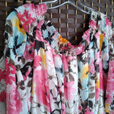 Robert Louis,Pink+,2X,Floral Dress