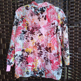 Alfred Dunner,Coral+,8,2 Layer Floral Top