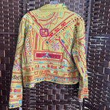 Chicos,Green+,2,Embroidered Jacket