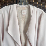 CANDIES,Light Pink,Large,Lace/Zip Sleeve Blazer