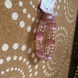 Pink, Cat Eye Stone Bead Bracelet