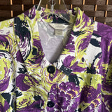 cj banks,Purple,1X,Floral Jacket