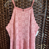 NOBO,Peach,2X,Lace Dress