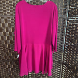 Susan Graver,Pink,2X,3/4 Sleeve Top
