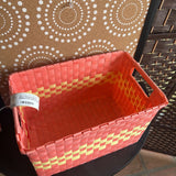 Rubbermaid,ink/Yellow,Rectange,Wicker Basket