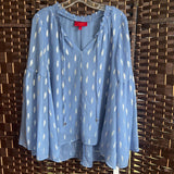 Jennifer Lopez,Blue,Large,Blouse