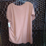24/7 Maurices,Rust,Small,V Neck Top