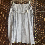 Talbots,Bl/Wh,XLP,Striped Skirt