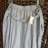 Talbots,Bl/Wh,XLP,Striped Skirt