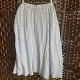 Talbots,Bl/Wh,XLP,Striped Skirt