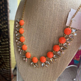 J Crew,Orange+, Statement Necklace