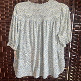 MELLODAY,Green+,Large,Floral Top