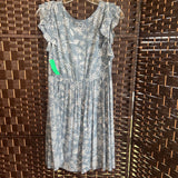 Cozy Co,Bl/Wh,Medium,Floral Dress