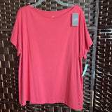 J. Jill,Coral,XL,Short Sleeve Top