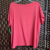 J. Jill,Coral,XL,Short Sleeve Top