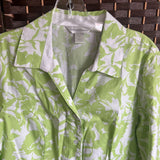 Christopher & Banks,Gr/Wh,Medium,Floral Top