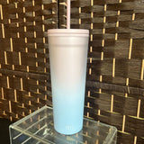 Simply Modern,Blue/Pink,24oz,Tumbler