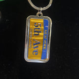Silver+, 5th Ave Key Chain