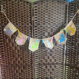 Tan+, Burlap Bunny Garland