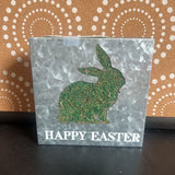 Gr/Gr, Galvanized Bunny Sign