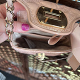 Talbots,Peach,Small,Patent Crossbody