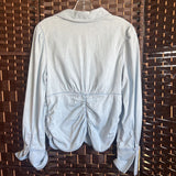White House Black Market,Blue ,14,Blue Jean Blouse