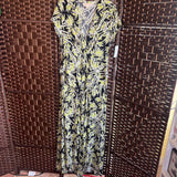 Michael Kors,Bl/Gr+,12,Maxi Wrap Dress