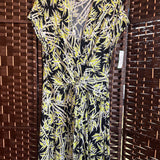 Michael Kors,Bl/Gr+,12,Maxi Wrap Dress