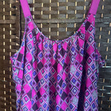LANE BRYANT, 20,Purple Tank Top