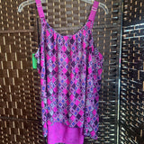 LANE BRYANT, 20,Purple Tank Top