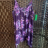 Torrid,Purple,1,Floral Tank Top