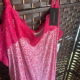LANE BRYANT, 18/20,Floral Pink/White Tank