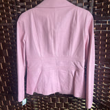 Doncaste,Pink,4,Leather Blazer