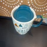 Mug,Turq , 2 pc,Camping Lid