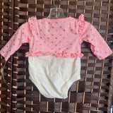 Garanimals,Pink+,3-6 mos,Ruffle Onesie