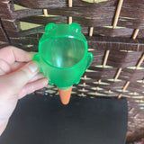 Green, Frog Plant Waterer