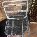 Clear, Travel Makeup Bag