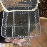 Clear, Travel Makeup Bag