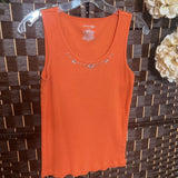 St Johns Bay,Orange,PM,Ribbed Tank
