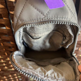 Quilted,Grey , Crossbody