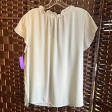 Liz Claiborne,Green,Large,Ruffle Top