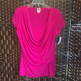Anne Klein,Pink,Large,Jersey Top