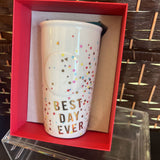 COFFEE MUG,Wht ,2 pc,Confetti