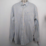 Izod,Blu Ylw,XL,Button Down