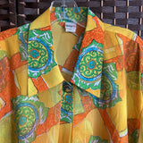 Design 36,Yellow,3,Button Up Blouse