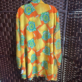 Design 36,Yellow,3,Button Up Blouse