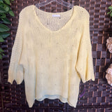 MADE IN ITALY,Yellow,Medium,Sweater
