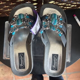 Grandco,Gray+,6,Beaded Slides
