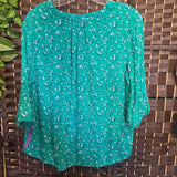 F.A.O.,Green+,Medium,Floral Top